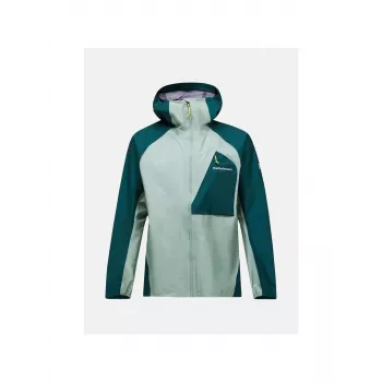 PEAK PERFORMANCE M Trail Hipe 3L Shell Jacket Vīriešu Zaļš L