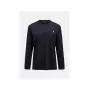 Peak Performance vīriešu Trail Wool Blend garās piedurknes apkakles pamatslāņa T-krekls - melns (L izmērs)