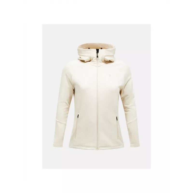 PEAK PERFORMANCE W Rider Essentials Zip Hoodie Sand - S