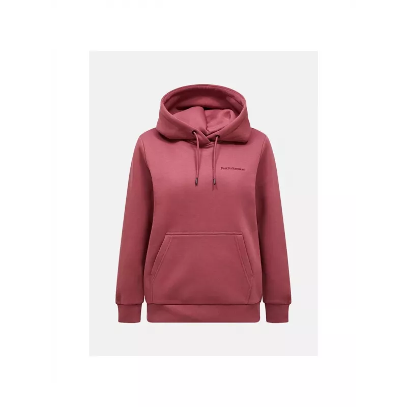 PEAK PERFORMANCE Sieviešu Original Small Logo Kapuce, Sarkana, S izmērs