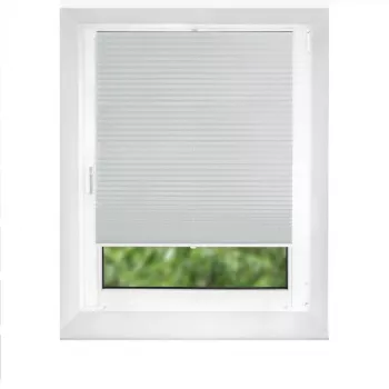 Pearl 70x210 pelēkā kroku žalūzija ar siltumizolāciju un UV aizsardzību