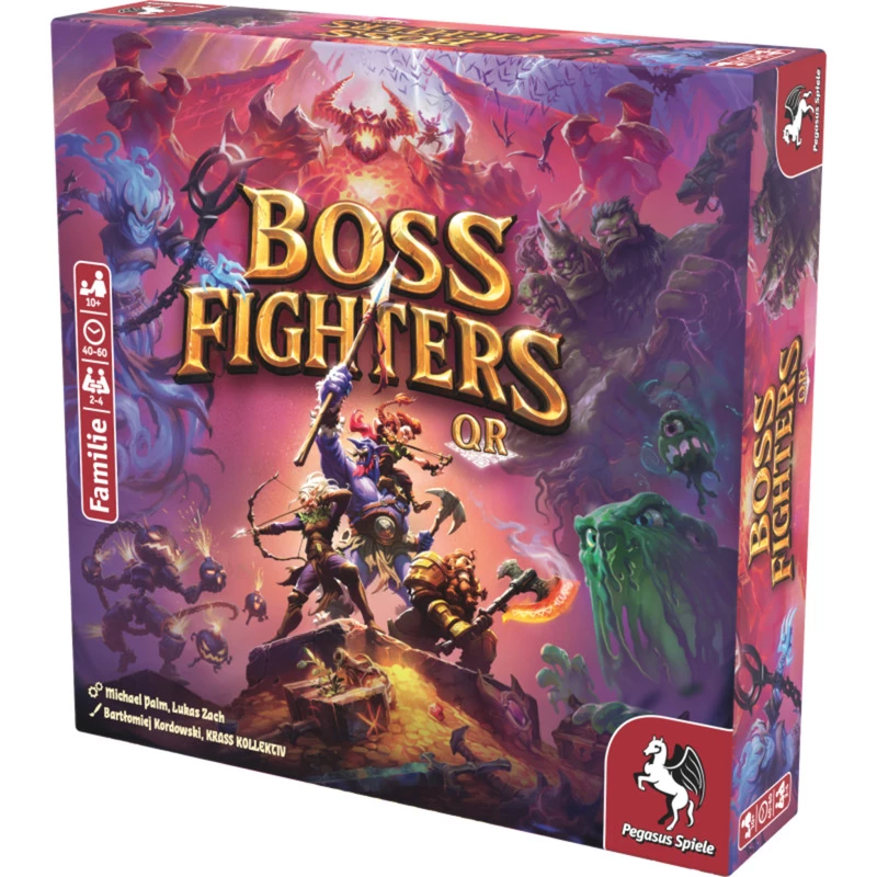 Pegasus Spiele Boss Fighters QR Cooperative Card Game (51270G)