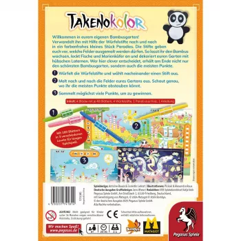Pegasus Spiele Takenokolor ģimenes spēle