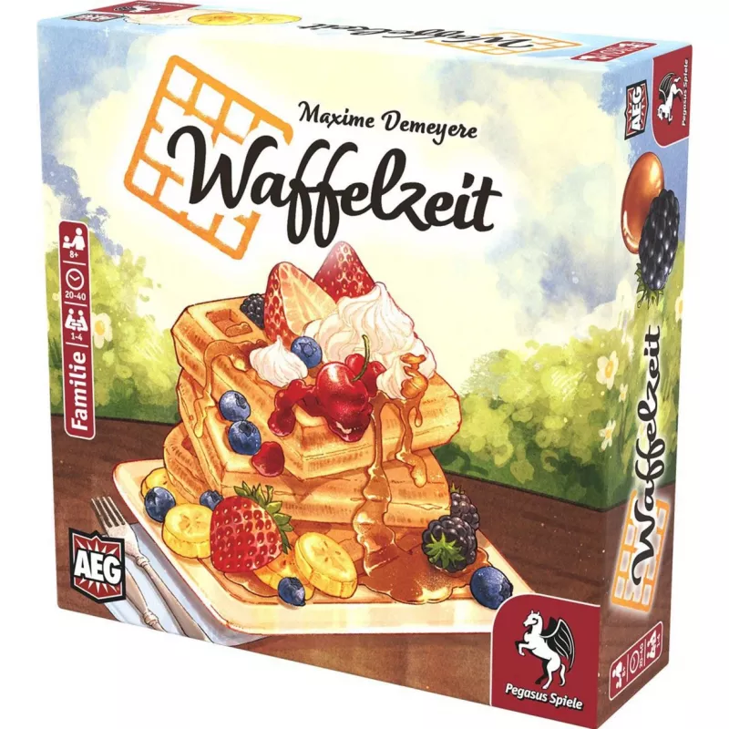 PEGASUS Waffle Time sirds vafeļu panna, 930 W, nepiedegoša, nerūsējošais tērauds