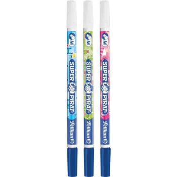 Pelikan 603225 flomāsters vidējs zils 3 gab.