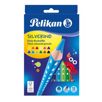 Pelikan 700627 Krāsainie zīmuļi - 12 gabalu komplekts dažādās krāsās