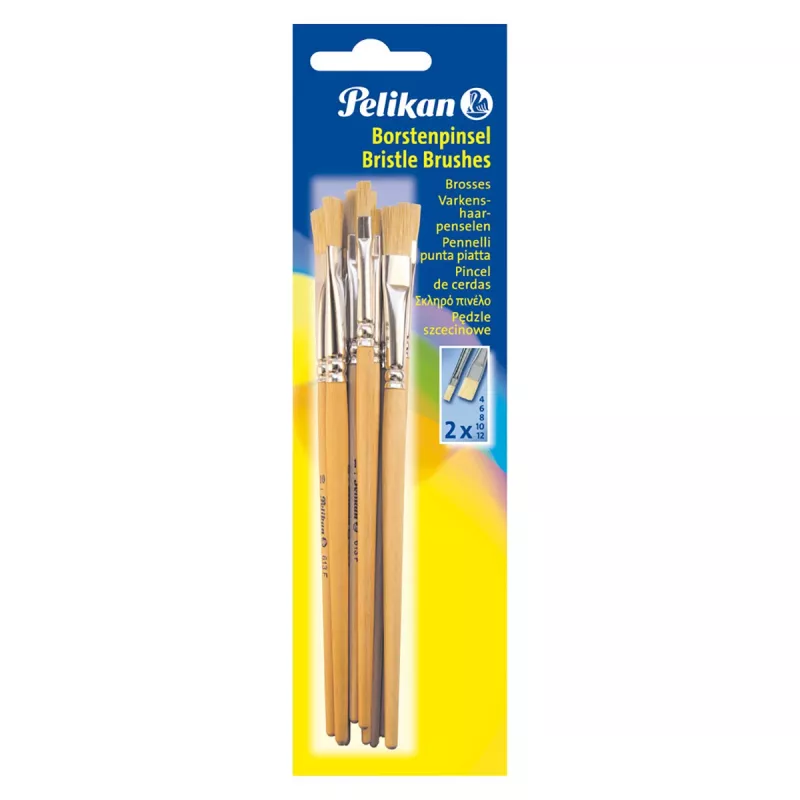 Pelikan 720409 Plakana otiņa 9. izmērs, Sudraba, 10 gabali