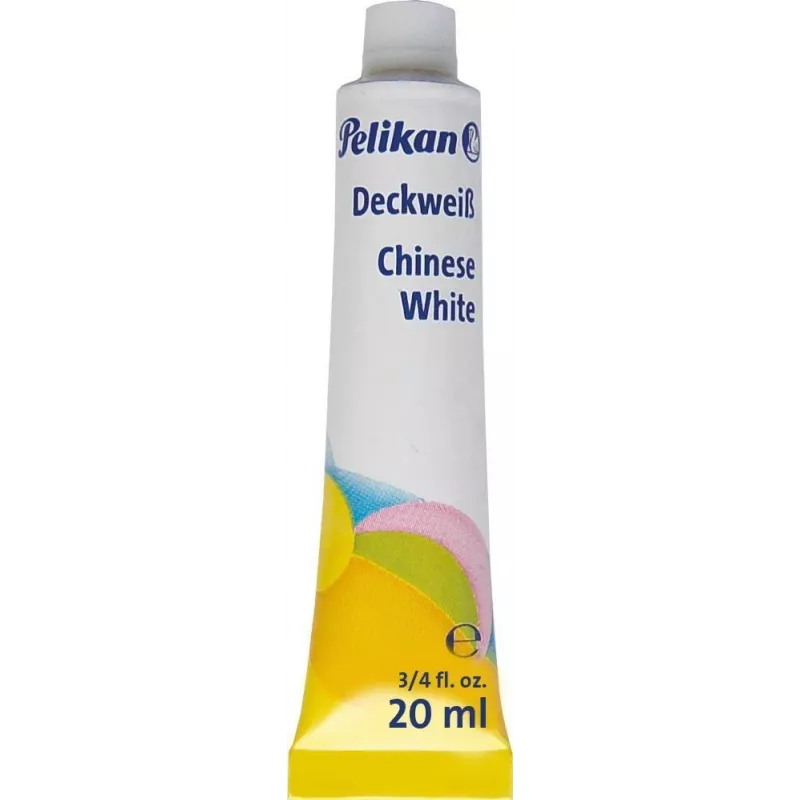Pelikan 732/7 Ķīniešu baltā necaurspīdīgā akvareļkrāsa, 20 ml tūbiņā 831297