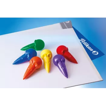 Pelikan 804073 vaska krītiņu komplekts, 6 dažādas krāsas, kartona kastītē