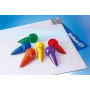 Pelikan 804073 vaska krītiņu komplekts, 6 dažādas krāsas, kartona kastītē