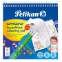 Pelikan 811231 Krāsošanas komplekts, 15 lapas, zēniem/meitenēm, iekļauti krāsainie zīmuļi, attēlu komplekts krāsošanai