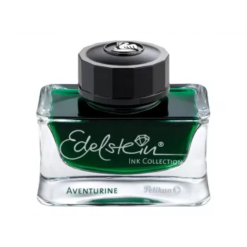 Pelikan Edelstein Ink Aventurine - zaļš tintes pildspalvas tintes, 50 ml stikla pudele 339366