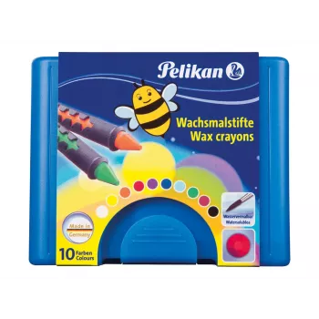 Pelikan K12 vaska krītiņi 10 krāsas kartona kastītē 723155