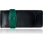 Pelikan TG32 īstas ādas pildspalvas futrālis melns-zaļš 924092
