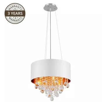 Piekares lampa Port 19186P-M 4x40W E14 Hroms