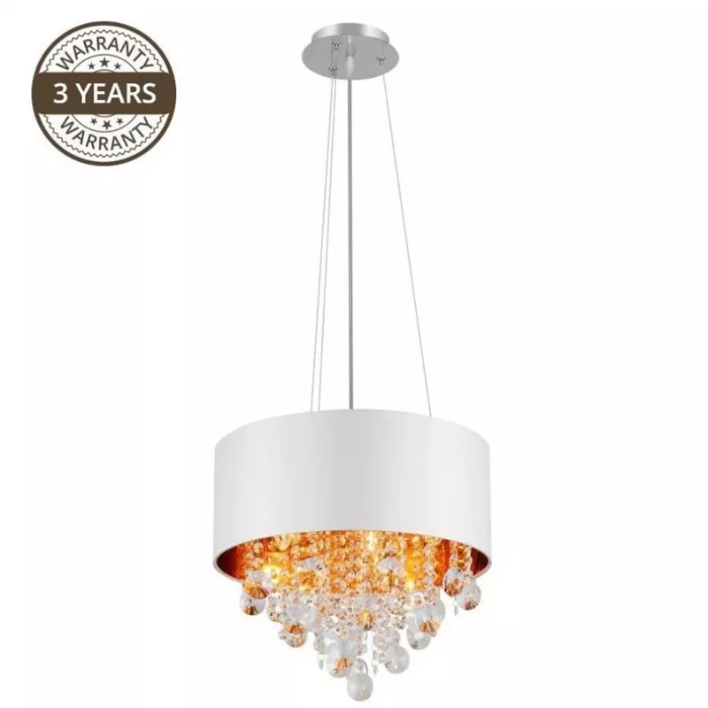 Piekares lampa Port 19186P-M 4x40W E14 Hroms