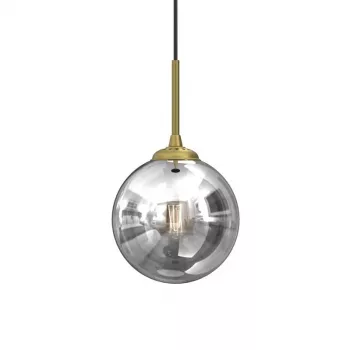 Piekaramā lampa Bursa E14 melna/zelta