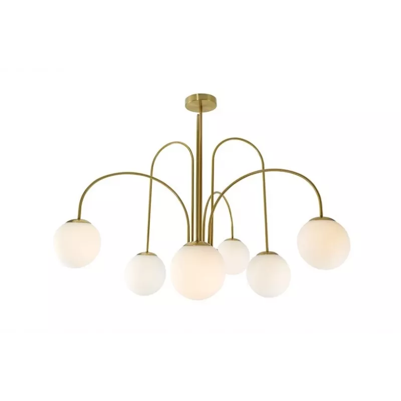 Piekares lampa KAFF 6XE27 Gold