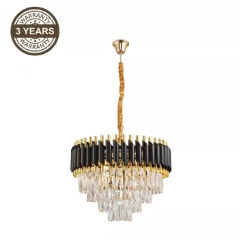 Piekares lampa LANNA 2200091L 6xE14 Melna