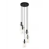 Piekaramo lampu Montefino 97368 5x60W E27 Hroms/Balts