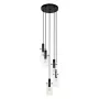 Piekaramo lampu Montefino 97368 5x60W E27 Hroms/Balts