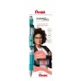 Pentel 4 EnerGel BL77 Gēla pildspalvu komplekts Tirkīza Pelēka Rozā Violeta 0,35 mm