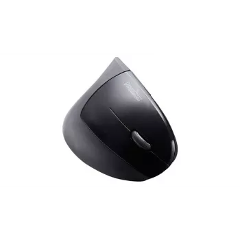 Perixx PERIMICE-713 bezvadu ergonomiskā vertikālā pele, labajai rokai, optiskā, 2000 DPI, 2,4 GHz, nano uztvērējs, melna