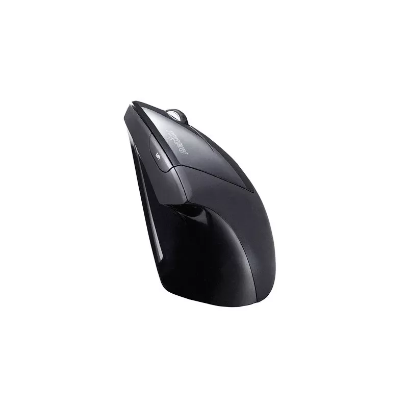 Perixx PERIMICE-713 bezvadu ergonomiskā vertikālā pele, labajai rokai, optiskā, 2000 DPI, 2,4 GHz, nano uztvērējs, melna