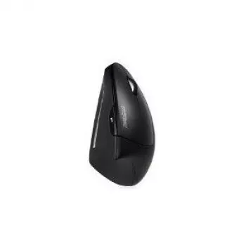 Perixx PERIMICE-713 bezvadu ergonomiskā vertikālā pele, labajai rokai, optiskā, 2000 DPI, 2,4 GHz, nano uztvērējs, melna