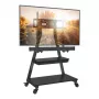 Perlegear PGFS08-US pilnas kustības TV stiprinājums 43-80 collu televizoriem, divas šarnīra sviras, 60 kg ietilpība, melns