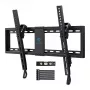 PERLESMITH PSLTK1 Full Motion TV Mount 37-82 collu televizoriem, dubultās šarnīra rokas, 60 kg ietilpība, VESA 200x100 līdz 600x400, melns
