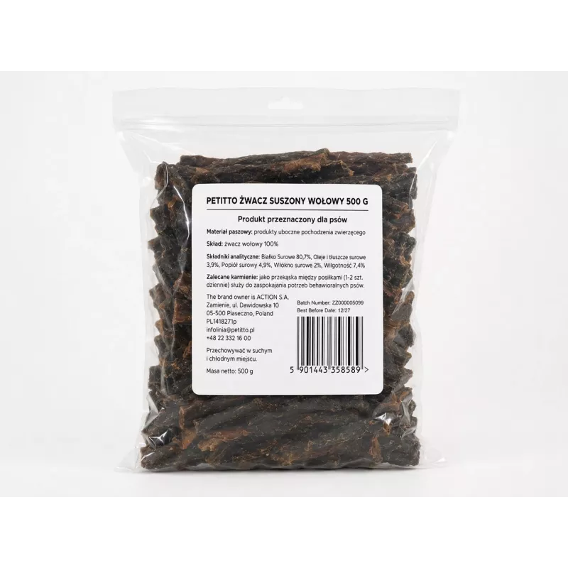 PETITTO Dried Beef Chew 500g