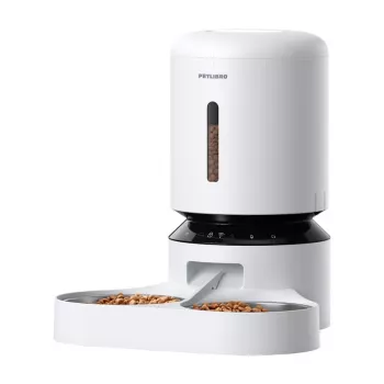 PETLIBRO Granary Barības dozators ar dubulto bļodu, WiFi, 5L, Balts