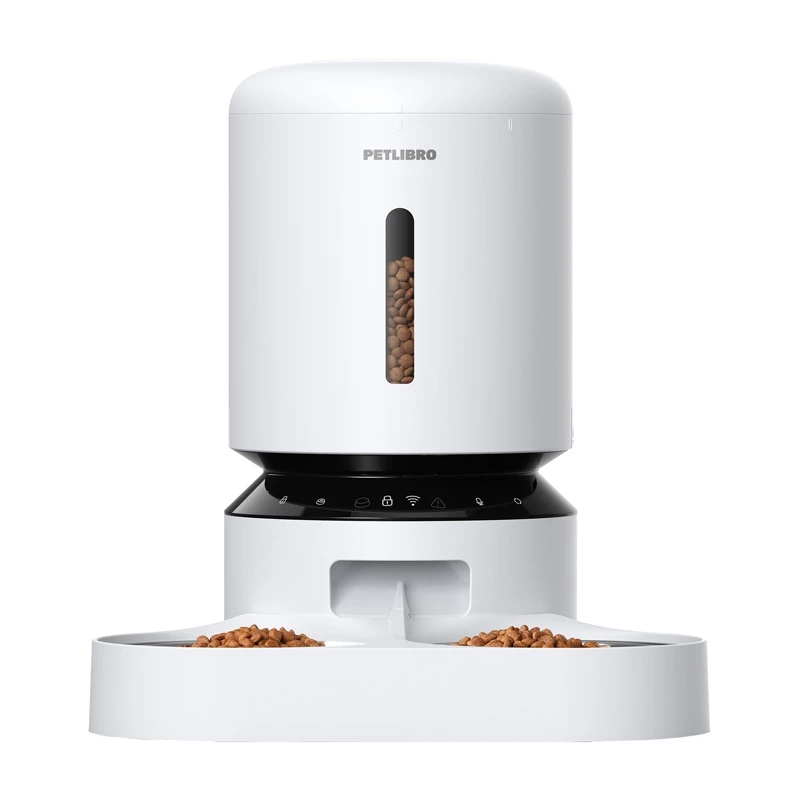 PETLIBRO Granary Barības dozators ar dubulto bļodu, WiFi, 5L, Balts