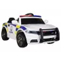 PETMEX Policijas auto ar akumulatoru braucamā rotaļlieta balta