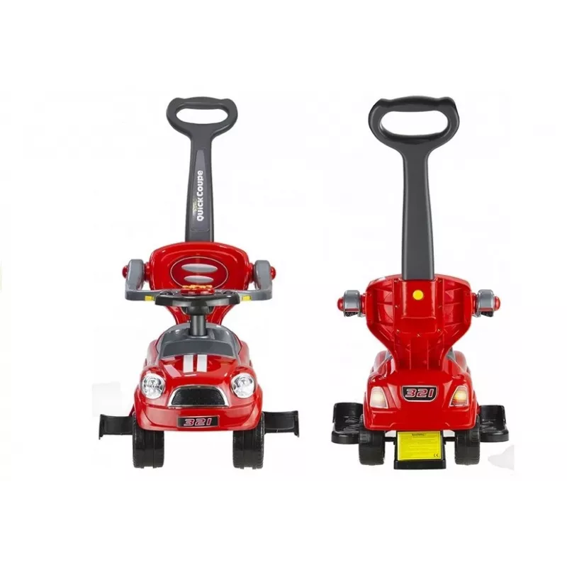 PETMEX Ride-on ar Vadītāja Rokturi Sarkans