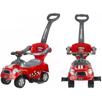 PETMEX Ride-on ar Vadītāja Rokturi Sarkans