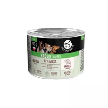 PETREPUBLIC Chunks ar trusi mērcē mitrā suņu barība – 10 x 200g