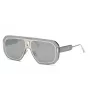 PHILIPP PLEIN MAN SPP050-99579X Saulesbrilles Melns Acetāts Pelēka Lēca 57mm