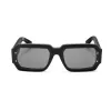 PHILIPP PLEIN MAN SPP150-670703 Saulesbrilles Taisnstūra Melns Rāmis Pelēkas Lēcas 67/11/145 mm