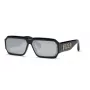 PHILIPP PLEIN MAN SPP150-670703 Saulesbrilles Taisnstūra Melns Rāmis Pelēkas Lēcas 67/11/145 mm