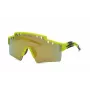 PHILIPP PLEIN MAN Saulesbrilles SSP001-991KCX Oversized Shield Melna Pelēka UV400