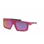 Philipp Plein Vīriešu saulesbrilles SSP009-586YLP - Melnas ar zelta toņa akcentiem, kvadrātveida acetāta rāmis, pelēkas UV400 lēcas 58/18/135 mm