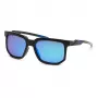 Philipp Plein Sport Vīriešu Taisnstūra Saulesbrilles SSP011-56Z42Z - Melns Rāmis Pelēkas Lēcas 56/18/135 mm