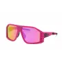 Philipp Plein Sport vīriešu saulesbrilles SSP002616YLR - Melns taisnstūra rāmis ar pelēkām lēcām