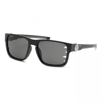 Philipp Plein Sport Vīriešu Saulesbrilles SSP004-570U28 Melna/Pelēka 57/18/135 mm