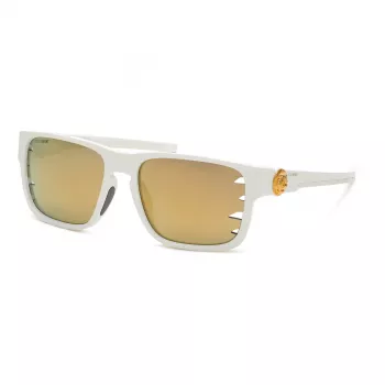 Philipp Plein Sport vīriešu saulesbrilles SSP004-575WWG - melns rāmis, pelēkas lēcas, 57 mm