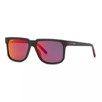 Philipp Plein Sport Vīriešu saulesbrilles SSP037-59L46P - Melns rāmis, dūmu pelēka gradienta lēca - 59/16/150 mm