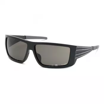 Philipp Plein Sport SSP003-640U28 Vīriešu kvadrātveida acetāta saulesbrilles pelēkas 64mm