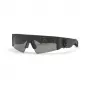 PHILIPP PLEIN SPORT SSP006V710U28 Vīriešu taisnstūra saulesbrilles - Melns rāmis, dūmu pelēkas lēcas - 71/12/130 mm